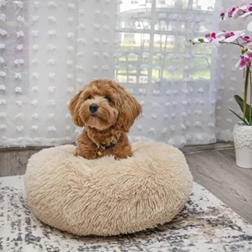 Calming Dog Bed for Small to Large Pets - Cozy & Washable