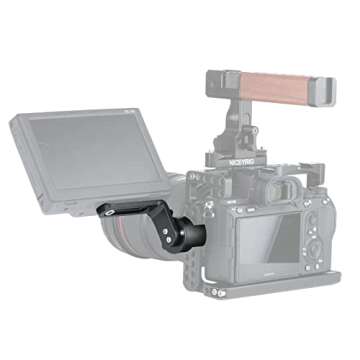 NICEYRIG Quick Release NATO Clamp with NATO Rail, EVF Support Monitor Mount - 308