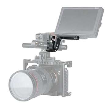 NICEYRIG Quick Release NATO Clamp with NATO Rail, EVF Support Monitor Mount - 308