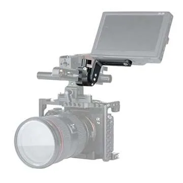 NICEYRIG Quick Release NATO Clamp with NATO Rail, EVF Support Monitor Mount - 308