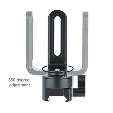 NICEYRIG Quick Release NATO Clamp with NATO Rail, EVF Support Monitor Mount - 308