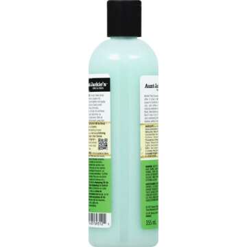 Aunt Jackie's Curls and Coils Quench Moisture Intensive Leave-In Hair Conditioner for Natural Curls, Coils and Waves, Enriched with Shea Butter, 12 oz