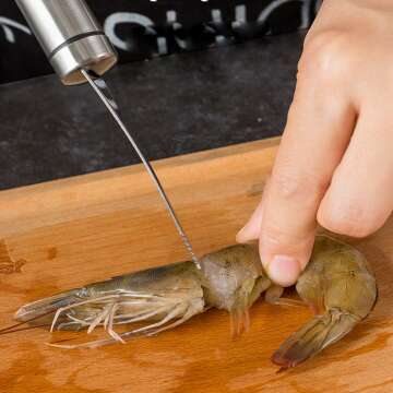 Stainless Steel Shrimp Line Knife & Peeler Set