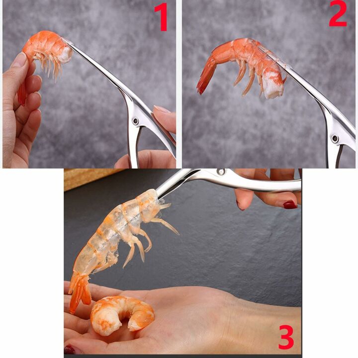 Stainless Steel Shrimp Line Knife & Peeler Set