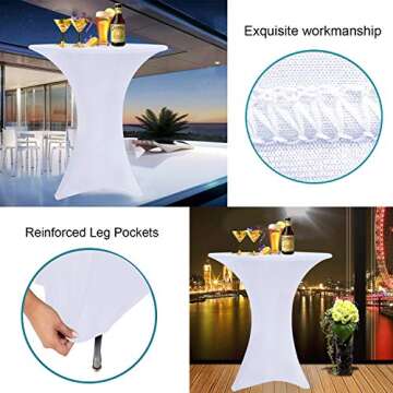 RELIANCER Spandex Table Covers - Perfect for Events