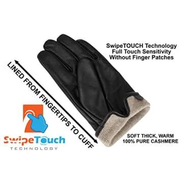 CANDOR AND CLASS Sheepskin Leather Gloves for Women