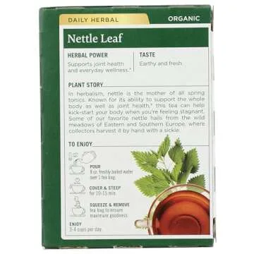 Traditional Medicinals, Organic Nettle Leaf Tea, 16 Bags for Natural Wellness