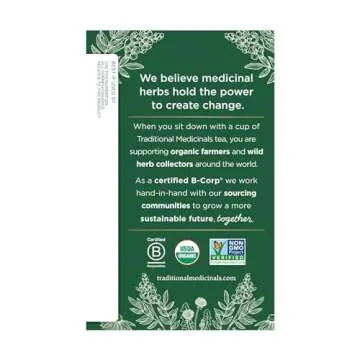Traditional Medicinals Organic Nettle Leaf Tea - 16 Bags for Wellness