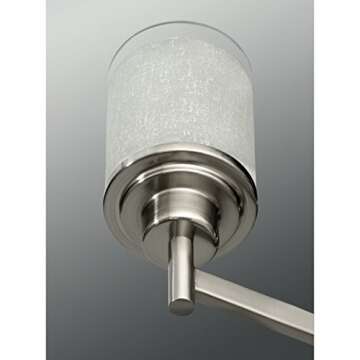 Progress Lighting P4458-09 Alexa Chandeliers in Brushed Nickel