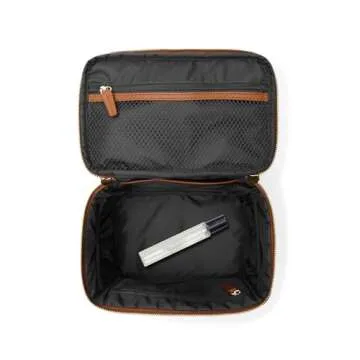 Stylish Leatherology Small Train Case for Travel Beauty