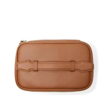 Stylish Leatherology Small Train Case for Travel Beauty