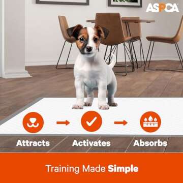ASPCA Puppy Pads for Effective Training & Leakproof Protection