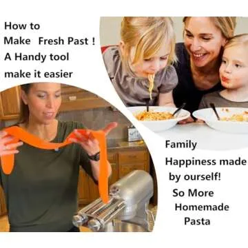 FavorKit 3-in-1 Pasta Maker Attachment for KitchenAid Mixers