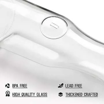 Set of 6 Glass Carafes with Lids for Any Occasion