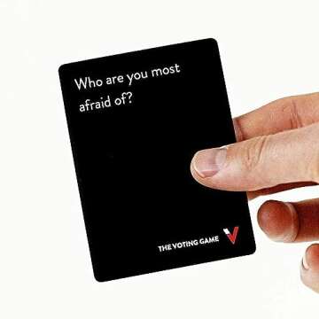 The Voting Game + After Dark Expansion Set - The Hilarious Adult Party Game About Finding Out Who Your Friends are - Perfect for College Students, Fun Parties & Board Games Night with Your Group