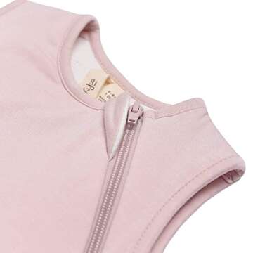 KYTE BABY Unisex Rayon Made From Bamboo Sleep Bag for Babies and Toddlers, 1.0 Tog (Small, Blush)