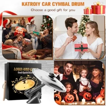 Funny Car Cymbal Drum Gadget for Music Lovers