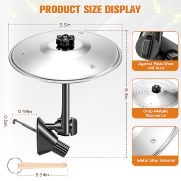 Funny Car Cymbal Drum Gadget for Music Lovers