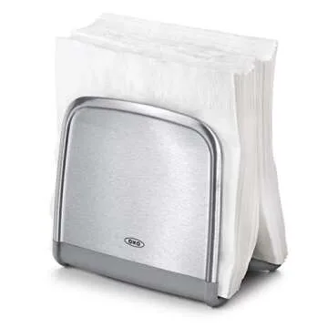 OXO Stainless Steel Neat Napkin Holder for Easy Access