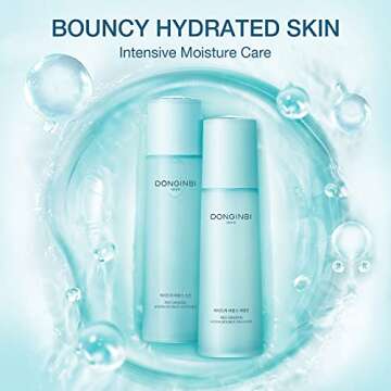 Donginbi Hydra Bounce Skin Care Set - New Years Gifts for Women, Face Toner, Lotion, and Moisturizer...
