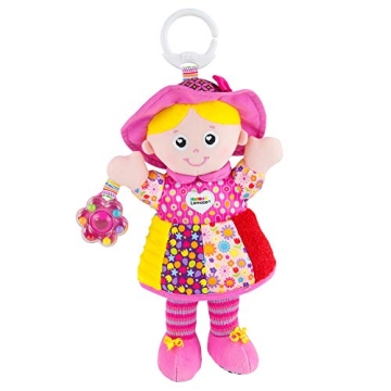 Lamaze My Friend Emily Car Seat and Stroller Toy - Soft Baby Hanging Toys - Baby Crinkle Toys with H...