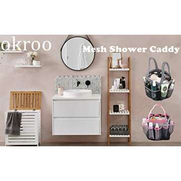 gataiphans Shower Caddy Tote,Shower Basket Mesh,Quick Dry bathroom Organizer Bag,Must Have For Dorm ...