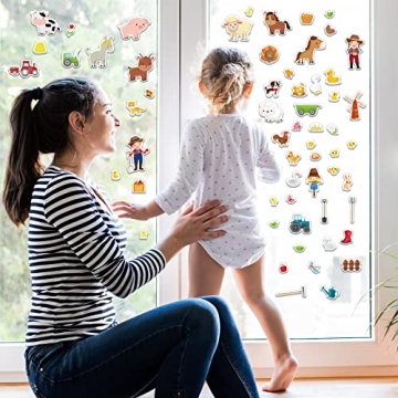 3D Farm Animals Puffy Stickers for Creative Play