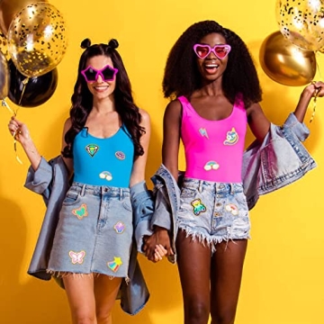 28 Vibrant Chenille Iron-On Patches for Creative Fashion