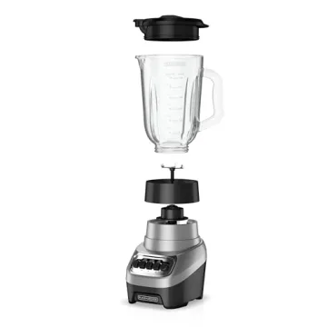BLACK+DECKER PowerCrush Blender 6-Cup Glass Jar