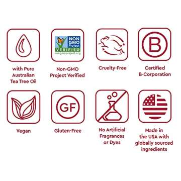 Desert Essence 100% Australian Tea Tree Oil Therapeutic Grade Essential Oil - Skin Cleansing, Clarifying, Soothing - Refreshing Air - Skin Care, Hair Care, Powerful Green Clean - Vegan, Non-GMO - 2oz