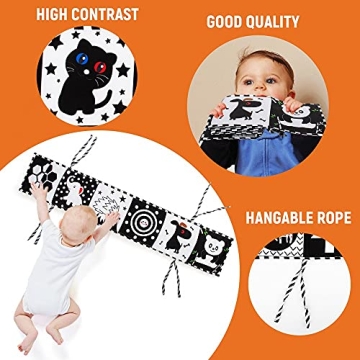 teytoy Black and White High Contrast Baby Book