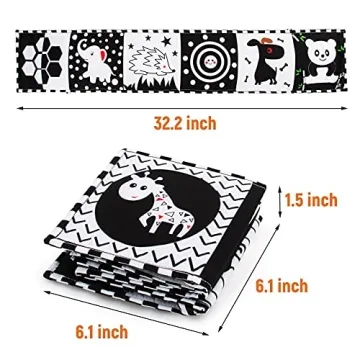 teytoy Black and White High Contrast Baby Book