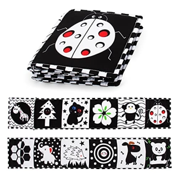 teytoy Black and White High Contrast Baby Book