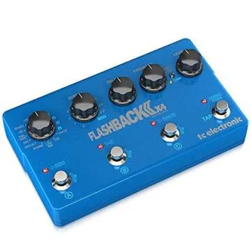 TC Electronic Flashback X4 Guitar Delay Effects Pedal with Looper