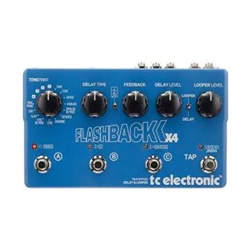TC Electronic Flashback X4 Guitar Delay Effects Pedal with Looper