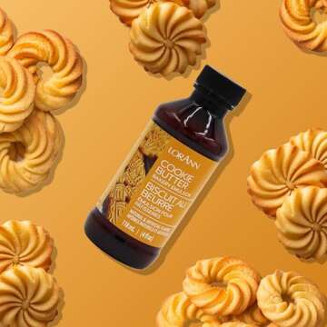 LorAnn Cookie Butter Bakery Emulsion, 4 ounce bottle