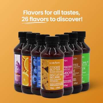 LorAnn Cookie Butter Bakery Emulsion, 4 ounce bottle