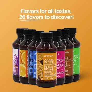 LorAnn Cookie Butter Bakery Emulsion, 4 ounce bottle