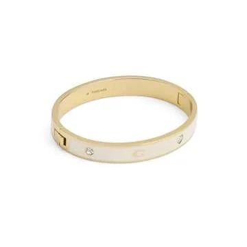 Stylish COACH Signature Horse & Carriage Bangle Bracelet