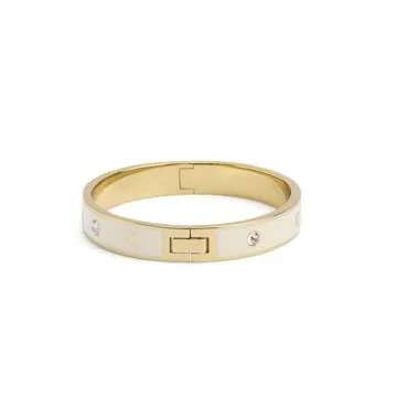 Stylish COACH Signature Horse & Carriage Bangle Bracelet