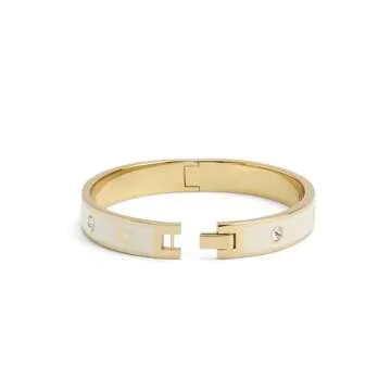 Stylish COACH Signature Horse & Carriage Bangle Bracelet