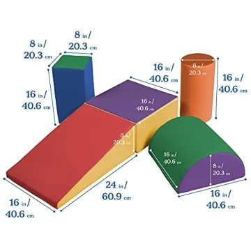 ECR4Kids SoftZone Climb Crawl Playset for Kids