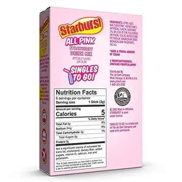 Starburst Singles To Go Strawberry Drink Mix for Every Occasion