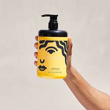 PATTERN Beauty by Tracee Ellis Ross Leave-In Conditioner 25 fl oz - Rich Moisture for Curly, Coily and Tight-Textured Hair, 3a to 4c