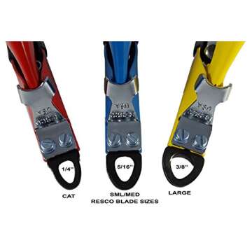 Resco Deluxe Dog Nail Clippers - Made in USA, Large, Yellow