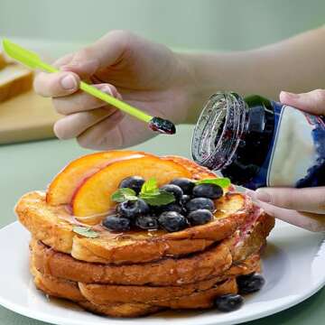 Versatile 6Pcs Makeup Spatula Set for Food and Beauty