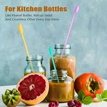 Versatile 6Pcs Makeup Spatula Set for Food and Beauty