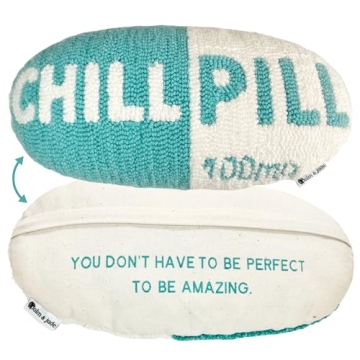 The Chill Pill Pillow | Room Decor Aesthetic TikTok Pillow | Perfect Chill Pillow and Preppy Pillows...