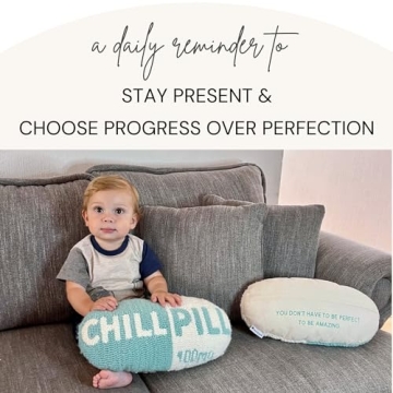 The Chill Pill Pillow | Room Decor Aesthetic TikTok Pillow | Perfect Chill Pillow and Preppy Pillows for Bed | Funky Throw Pillows | Cute Trendy Throw Pillows for Gifts