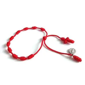 SIFRIMANIA Handmade St Benedict Red String Bracelets